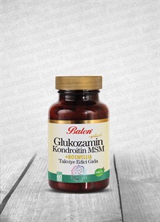 Balen Glukozamin & Kondroitin & MSM & Boswellia (Akgünlük) Tablet Takviye Edici Gıda 120 Kapsül