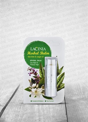 Lacinia Herbal Balm Dudak Koruyucu Çayağacı Ve Adaçayı Yağı