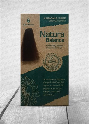 Natura Balance (Krem Saç Boyası) Koyu Kumral 6 60ml